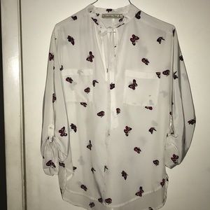 A&F Butterfly Blouse